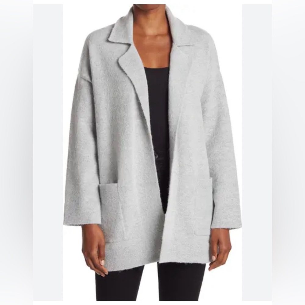 Cozy Gray Thread & Supply Open Cardigan